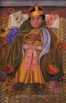 Frida Kahlo Werke - Der verstorbene Dimas Feminismus Frida Kahlo